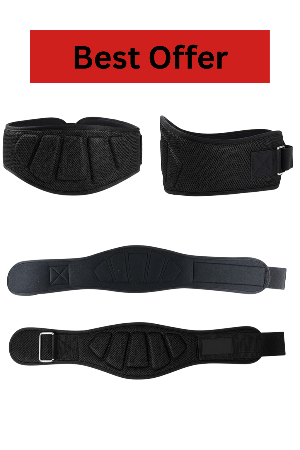 Weight Lifting Belt  Gym Belt Training Fitness Workout  Gym Belt For Men & Women  Gym Exercise Weight Lifting Belt
