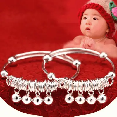 Silver kangan for hot sale baby girl