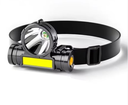Long Range High Power LED Headlamp Built-in Battery T6+COB USB Rechargeable Waterproof Head Torch