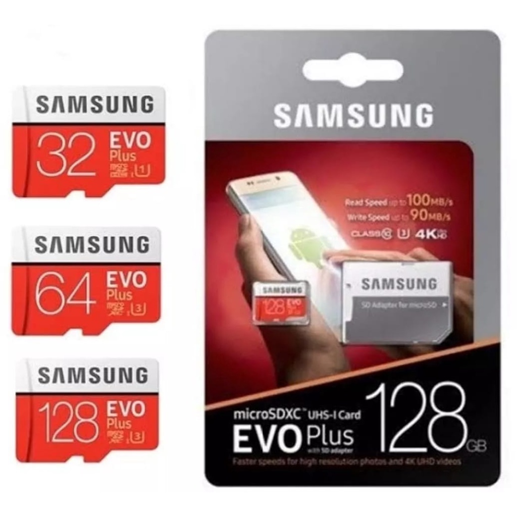 Cod Giftmemory Card Mmc Micro Sd Samsung Microsd Evo Plus Gb Gb Gb Gb Gb Mb S