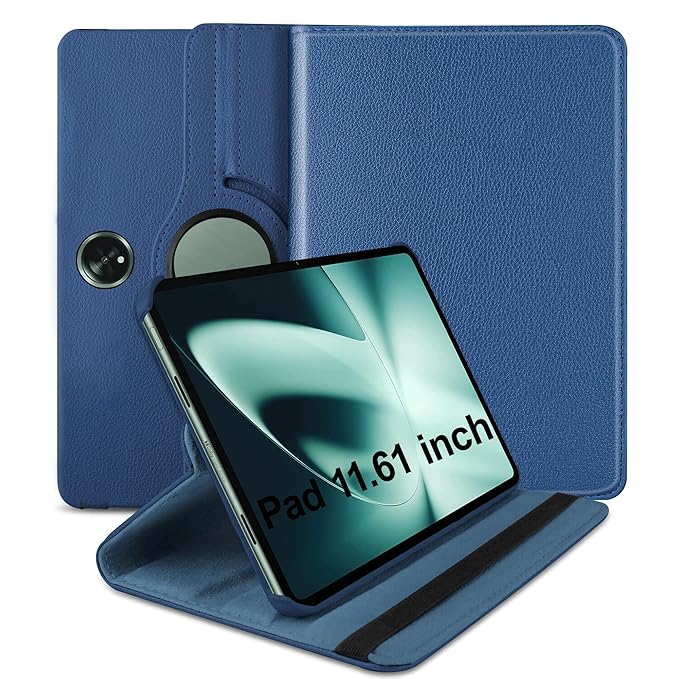 Case for OnePlus Pad 11.6 inch & Oppo Pad 2/3 11.6 inch - 360 Degree Rotatable Smart Flip Case