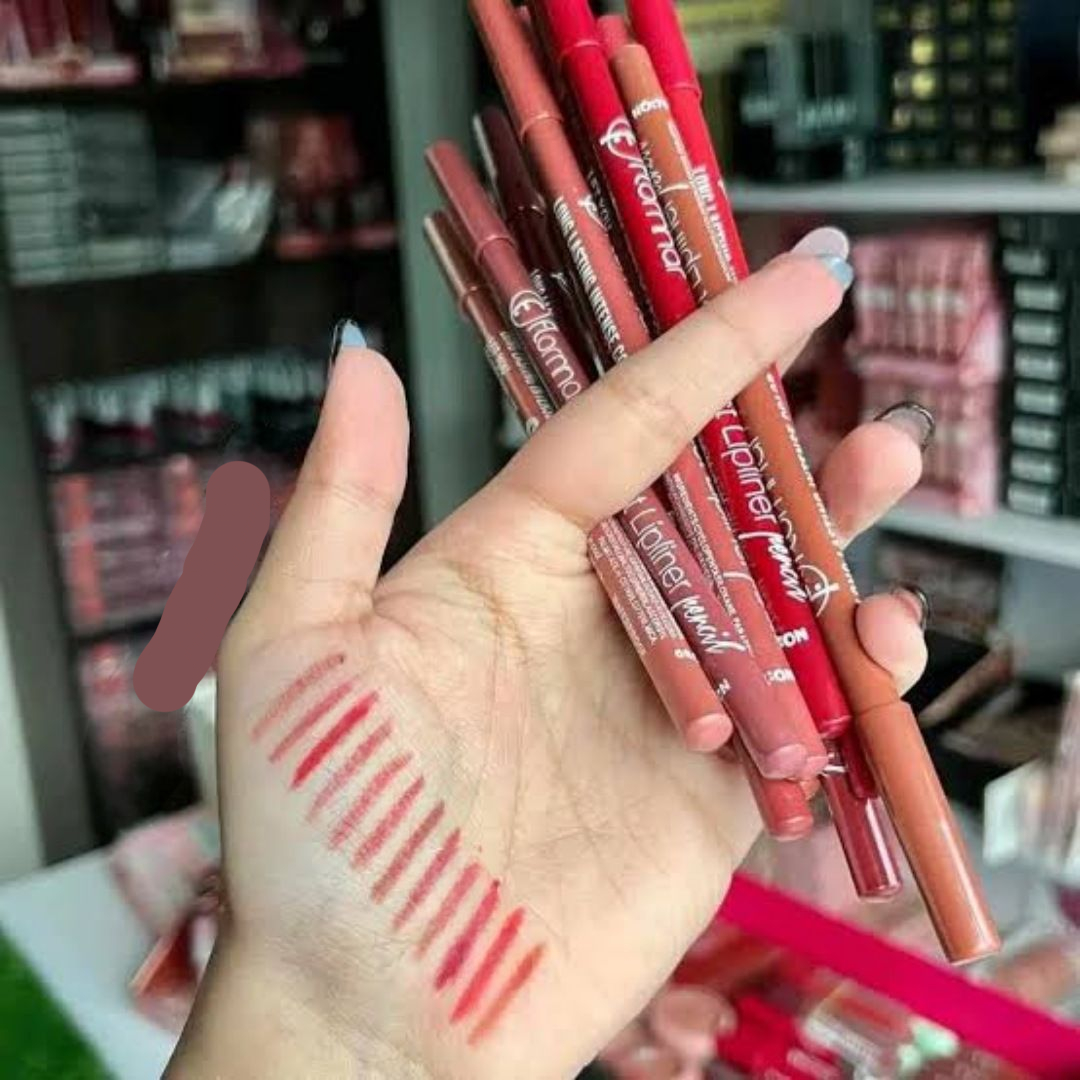Set of 3 /6 / 12 Lipstick Pencils Lip liners Matte Lip Pencils Nude Shades Lippencils Smooth Texture Long Lasting