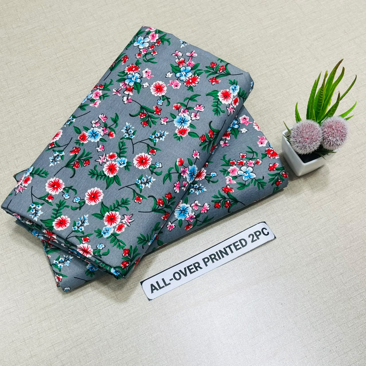 UN-Stitched Digital Printed All Over 2 PCs For Summer Season 20+ Designs & Color
