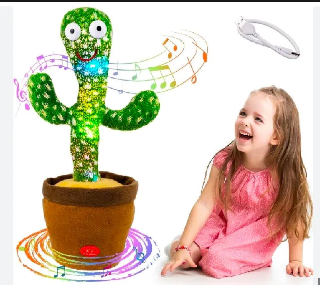 Cactus Plush Funny Electronic Shaking Cactus Singing Dancing Cactus Twisting Cactus Cute Plush Toy Education Toy Plush Toy with Songs For Home Decoration And Children Playing Birthday Gift Kids Toy Record Talk Stuffed Toy Cactus Doll With Music
