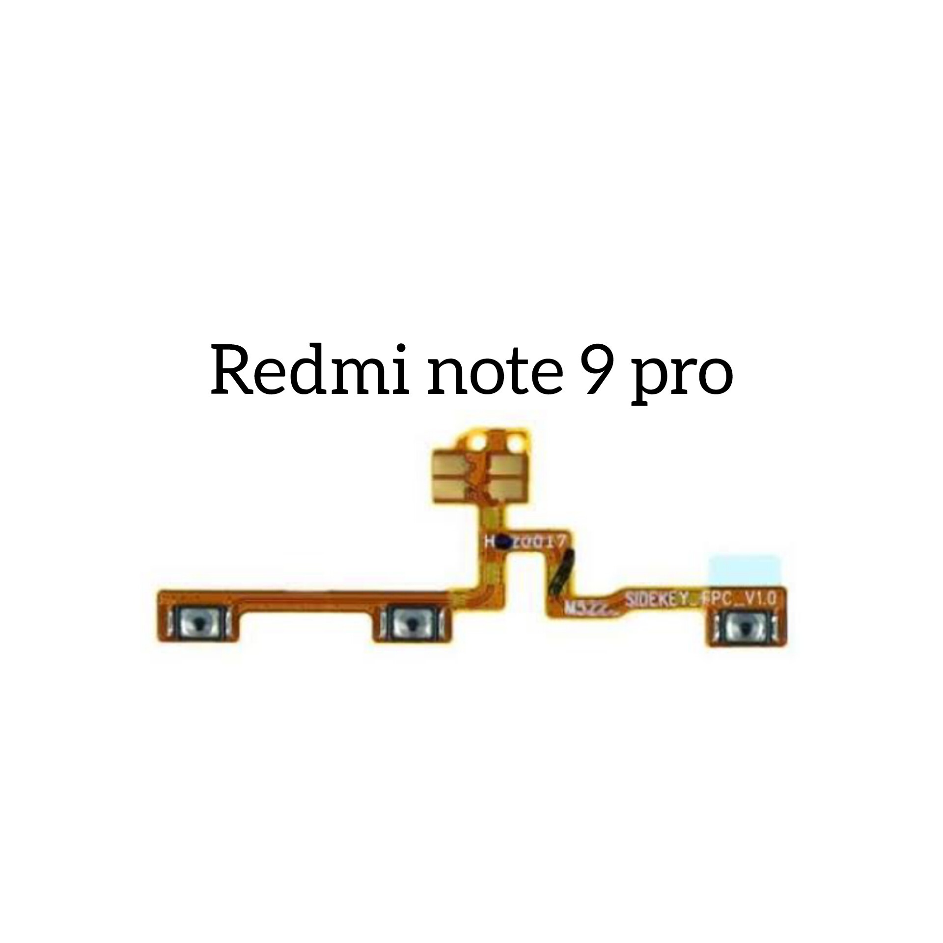 REDMI NOTE 9 PRO POWER RIBBON / POWER FLEX / Power Switch On Off Volume Button Connector Ribbon FLEX FOR REDMI NOTE 9 PRO.