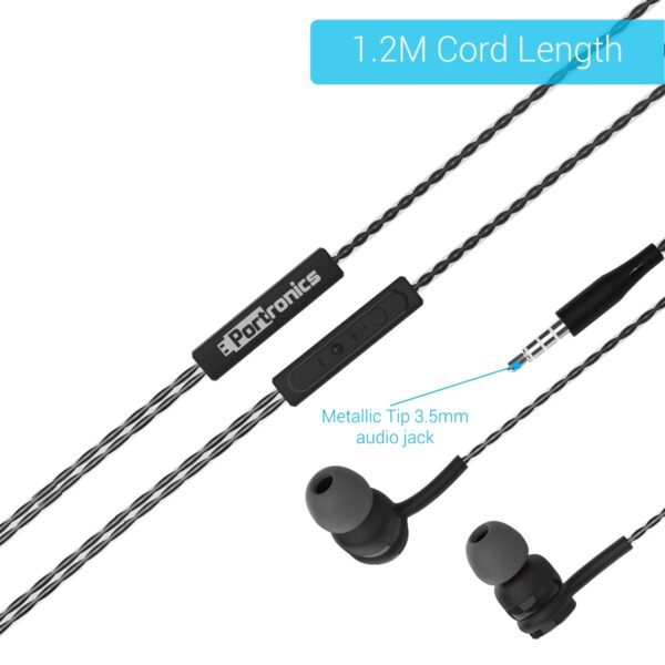 Protronics Wired Handsfree Magnetic Earphones with 3.5mm Jack