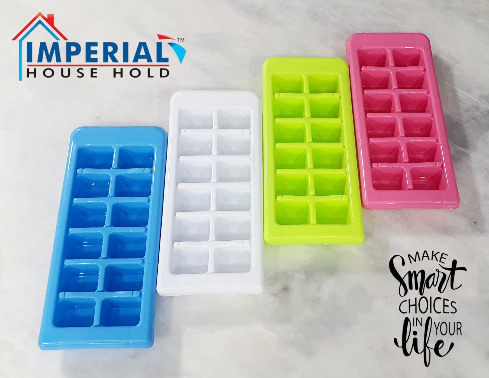 Silicone Flexible Easy Release Stackable 12 Cavity Ice Cube Trays For Whiskey, Cocktails, Soft Drinks, Water, Bpa Free, Multicolor, 1 Piece