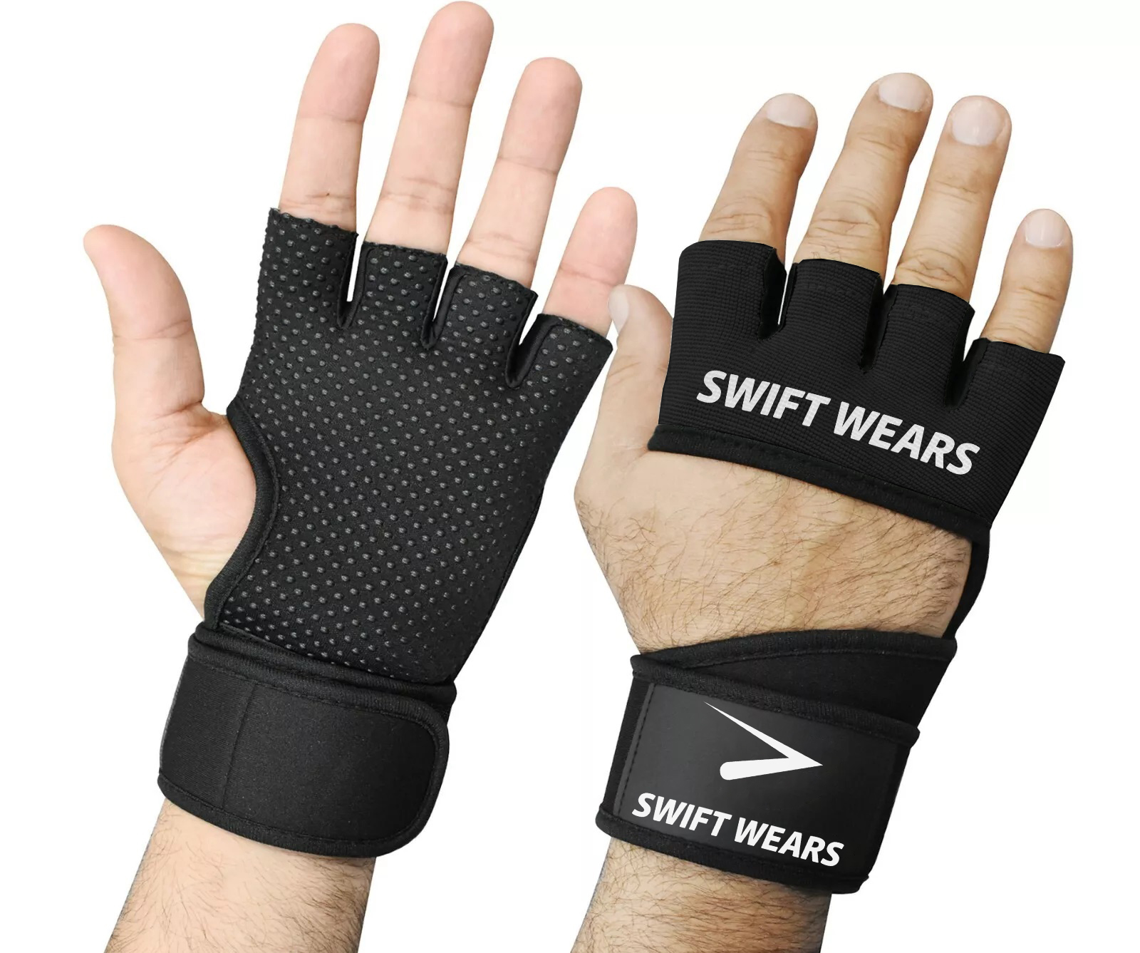Swift Wears Weightlifting Gym Gloves for Workout, Weightlifting Gym Cross Training Pull Ups Exercise