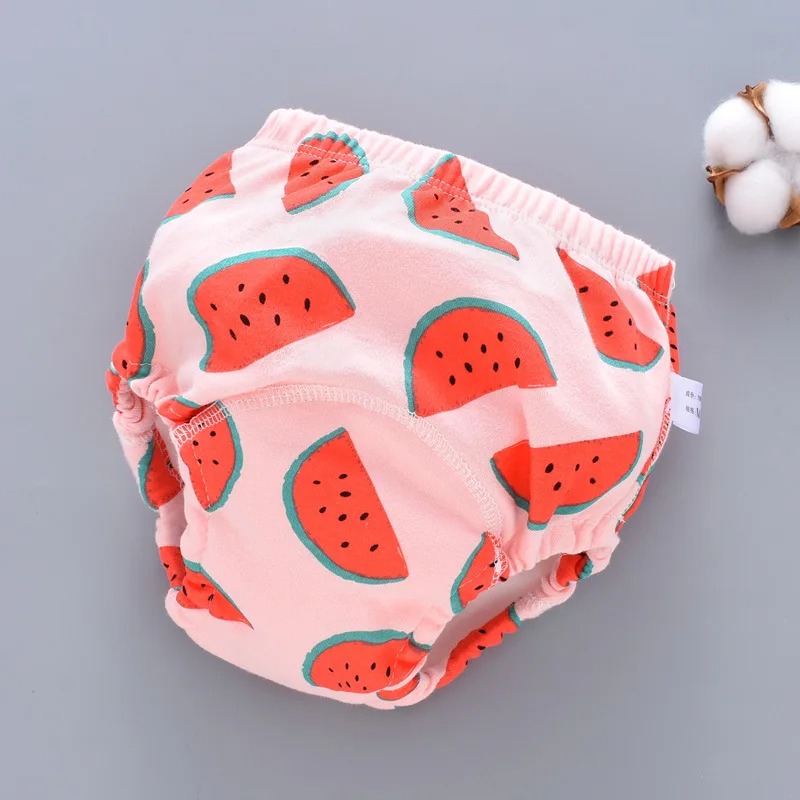 1pcs Baby Waterproof Reusable Training Pants 6 Layer Cotton Baby Diaper Infant Shorts Nappies Panties Nappy Changing Underwear Cloth