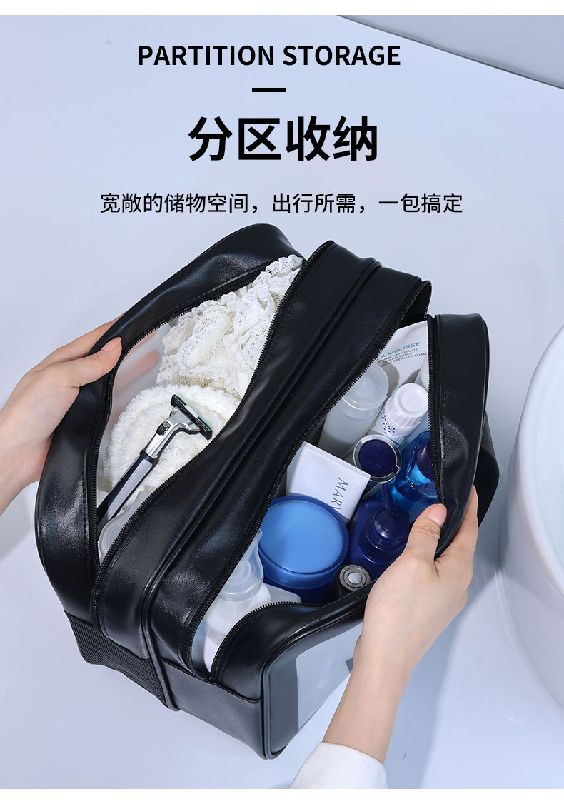 Women Portable Travel Wash Bag Female Transparent Waterproof Makeup Storage Pouch Large Capacity Cosmetic Organizer Beauty Case