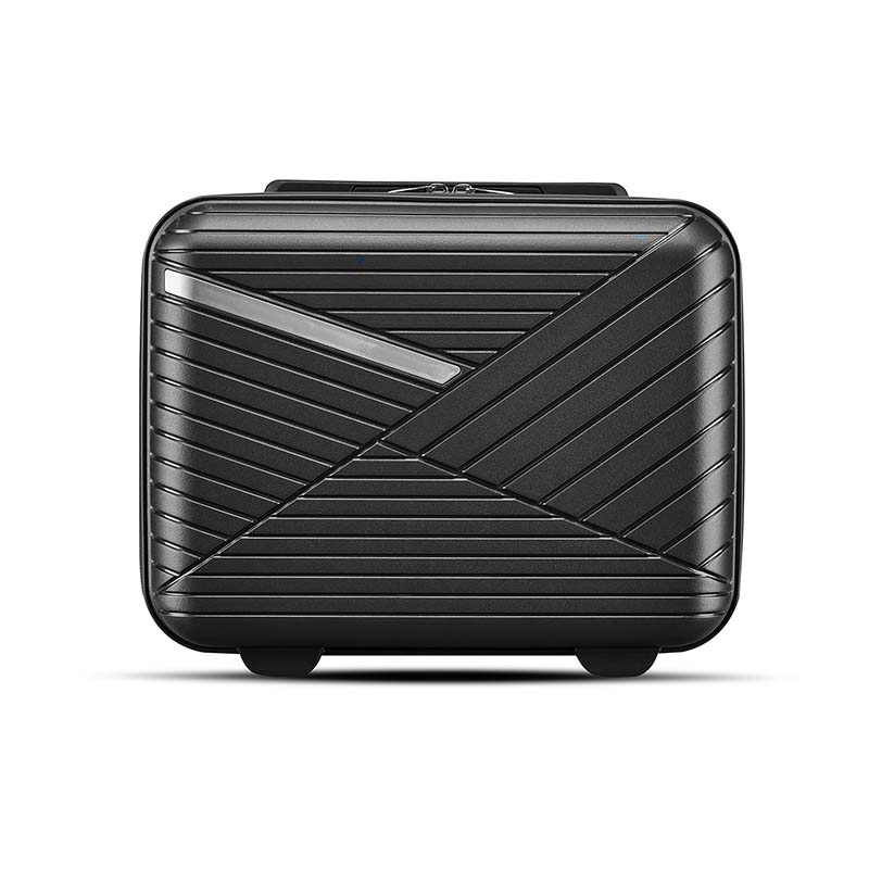Beauty 14 Inch Suitcase Waterproof Plastic Makeup Storage Box Zipper Travel Cosmetic Bags Case