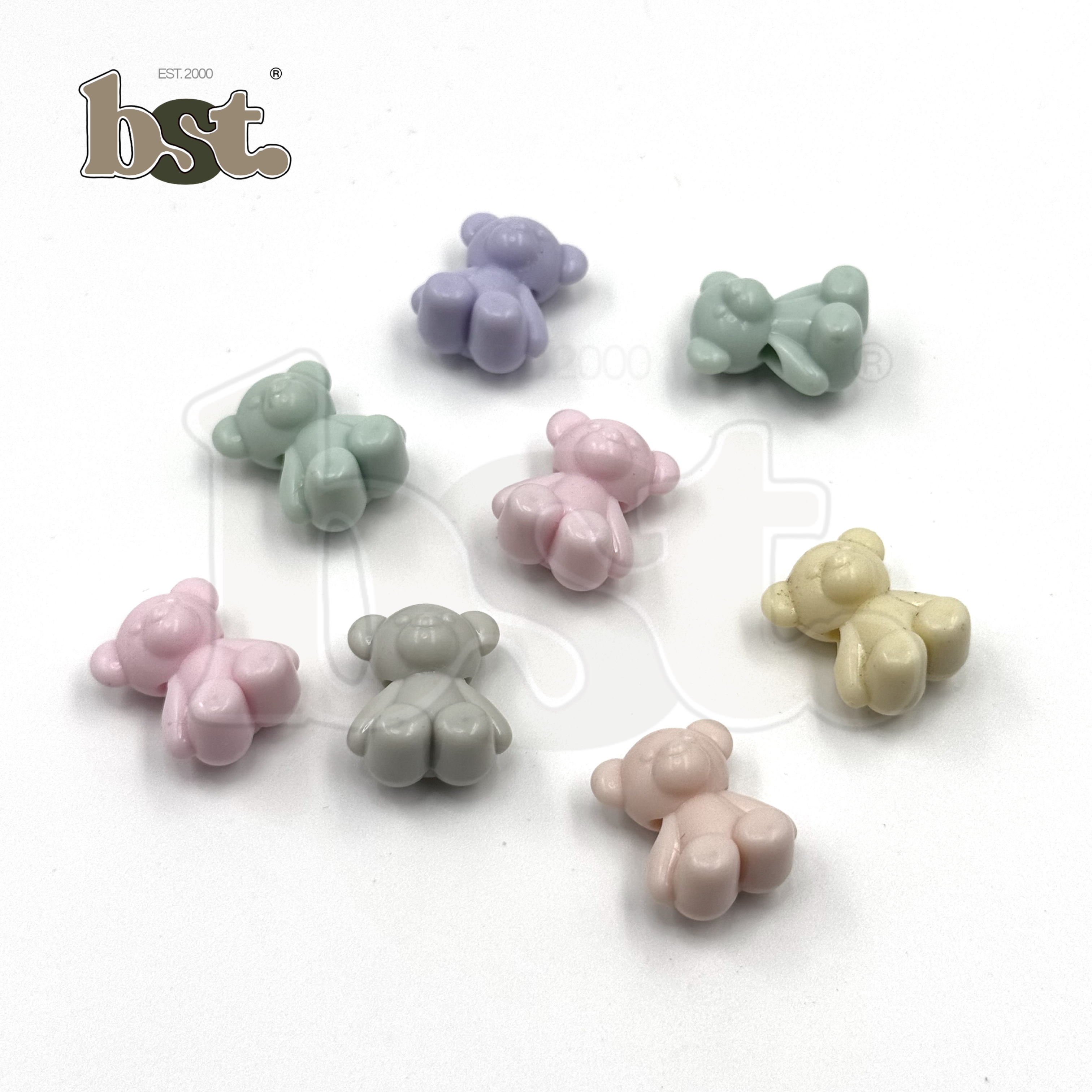 25pc Beads Mix Chunky Beads Charms Beads Bow Beads Accessories DIY Accessories Plastic Charms Bow Charm BST