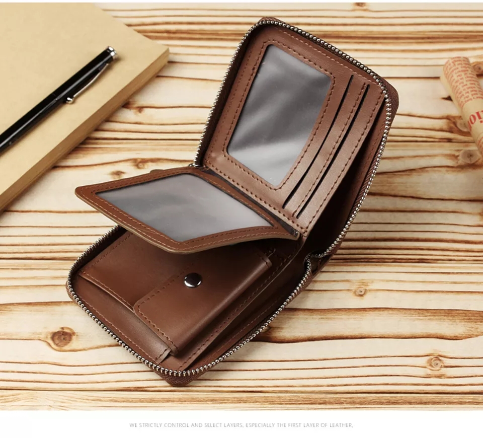 Hot selling Wallet for Men Leather RFID Blocking Bifold Stylish Wallet for Boys