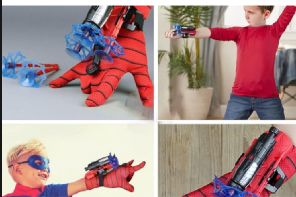 Ultimate Kids 2024 Web Shooter Super Hero Toy Set Action Figure Fun Spider Gloves Man Web Shooter for Kids, Launcher Spider Kids Plastic Cosplay Glove Action Hero Launcher Wrist Toy Set Funny Decorate Children Funny Collectible Educational Toy + free ship