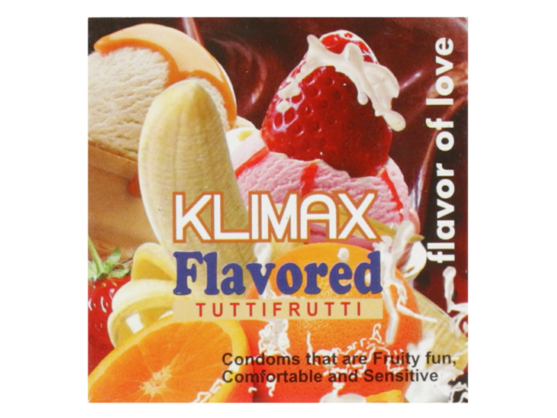klimax flavored tuttifruti Condom 2 pieces