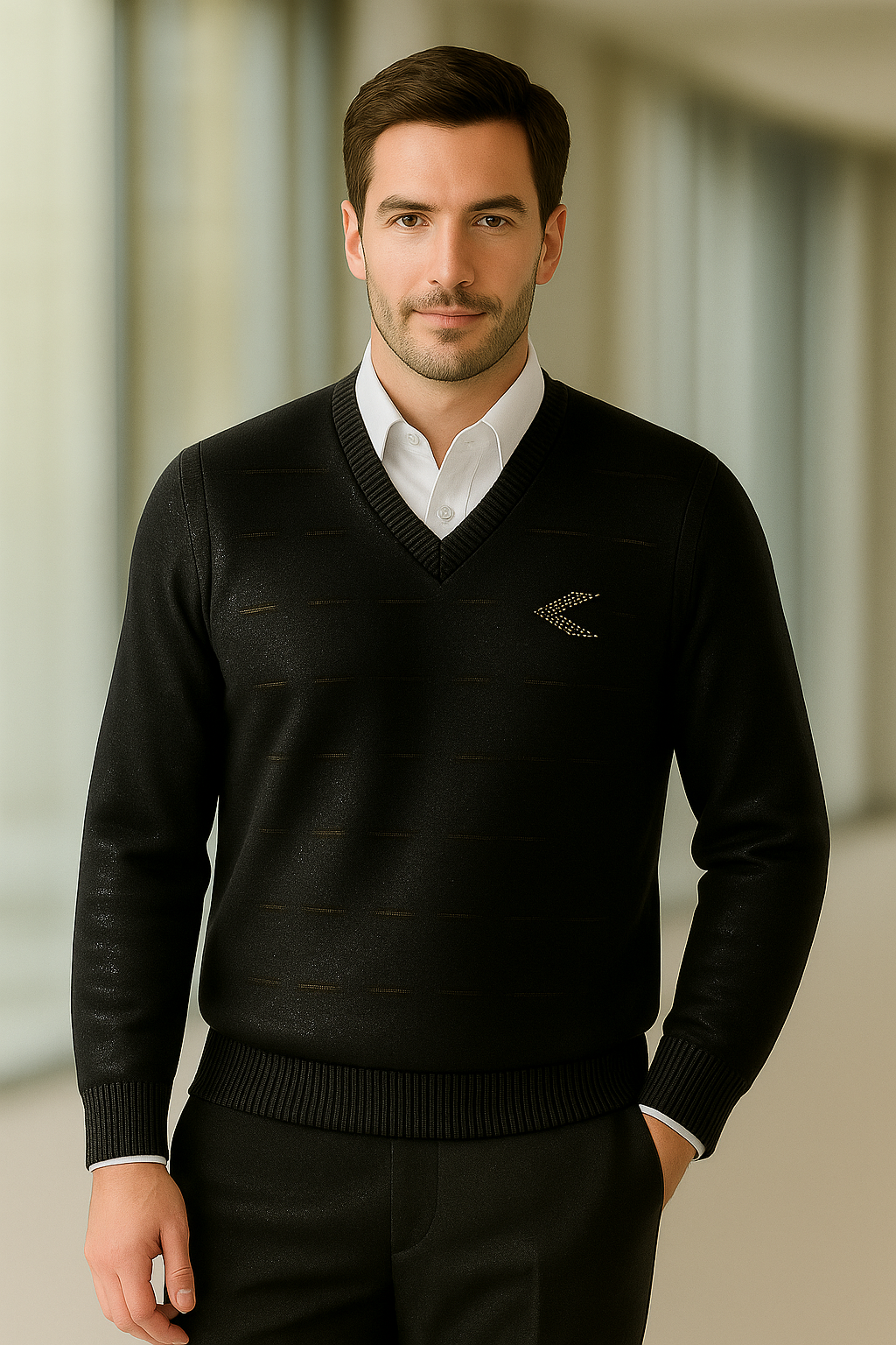 Pure Wool Winter Sleeveless Sweater For Men