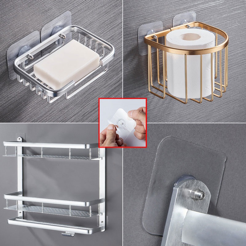 2/6pcs Strong Adhesive Nails Wall Poster Seamless Wall Hook Waterproof Durable Transparent for Kitchen Bathroom Screw Hook Hanger Picture Photo Frame Painting Self Adhesive Wall Screw Sticker PVC