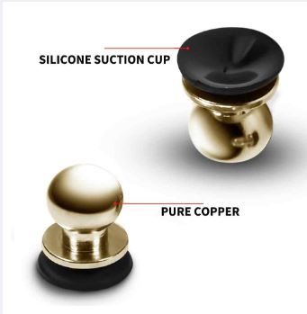 Pack Of 3 Trigger for Mobile Gaming Controller Fire Buttons L1 R1 for PUBG Gamers Metal Joystick Trigger