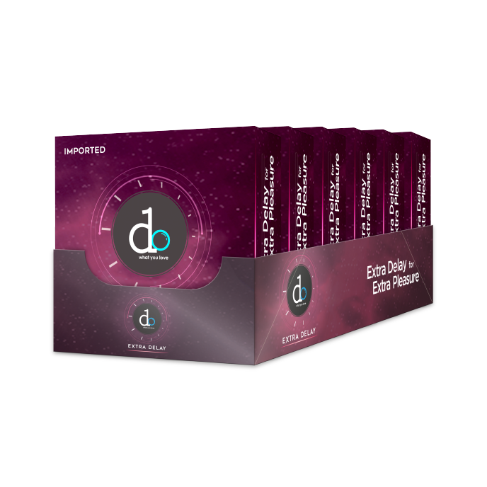 DO Extra Delay Condom Tray - Pack of 3 - 18 Pieces (6 x 3's)