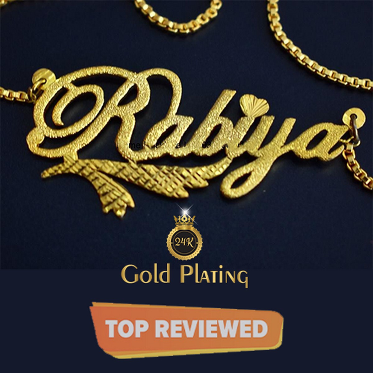 New Fashion Name Pendant Name Locket Name Necklace For Girls Personalized Customized Design Name 24k G0ld