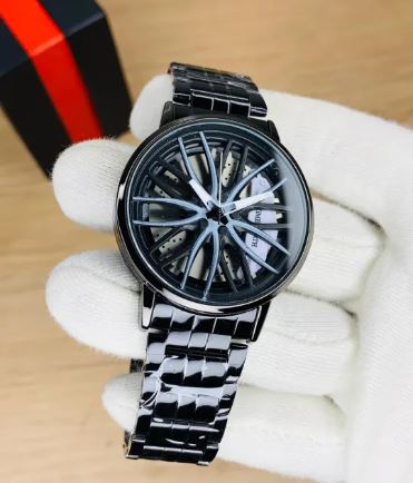 Rim Watch | Rotatable Rim Watch | Car watch | Eid Special Watch | Watch for Boys | Watch for Men