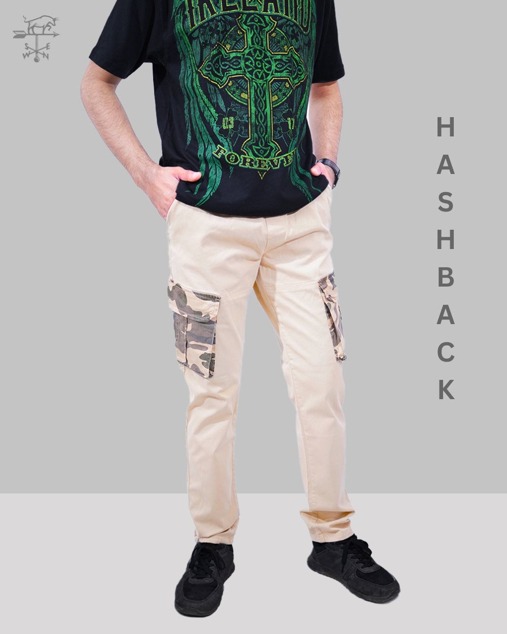 Hashback 6 Pocket Cargo Pants/Trouser For Men