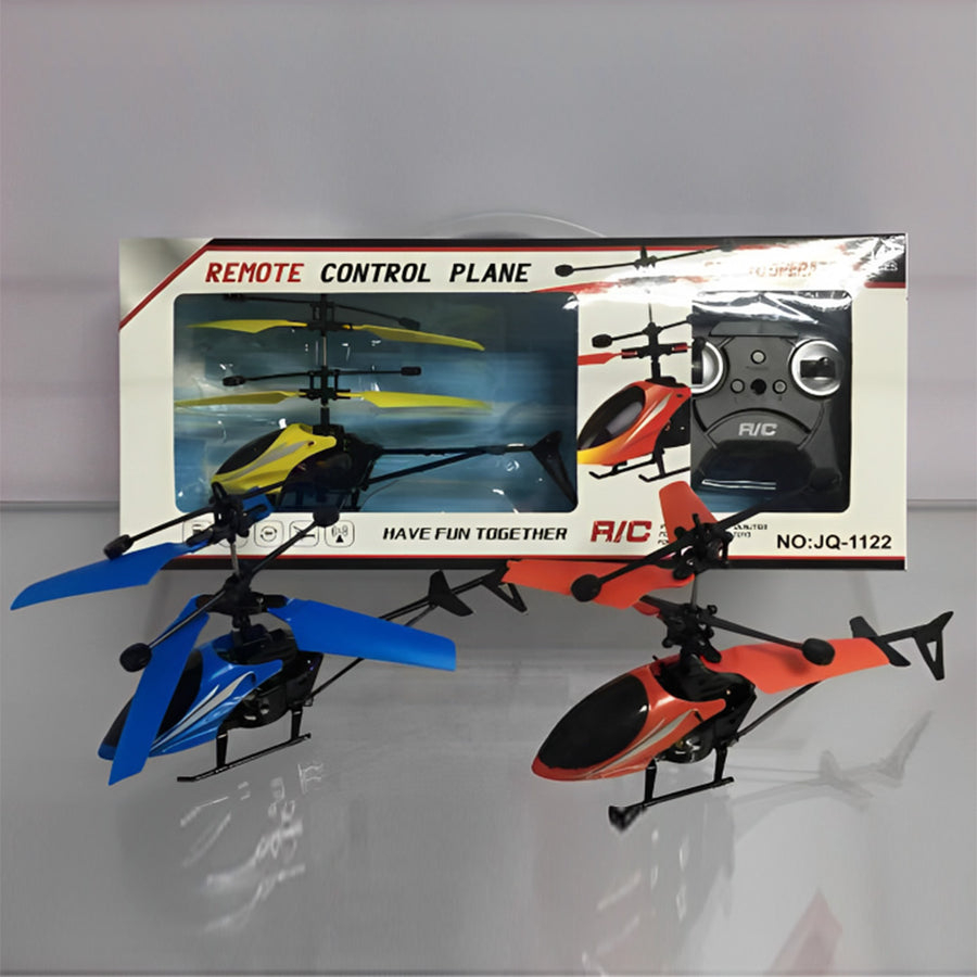 Helicopter Remote Control Toy for Kids Model NO:JQ-1122 And Model No:1804R - LED RC Flying Sensor with Easy Operation