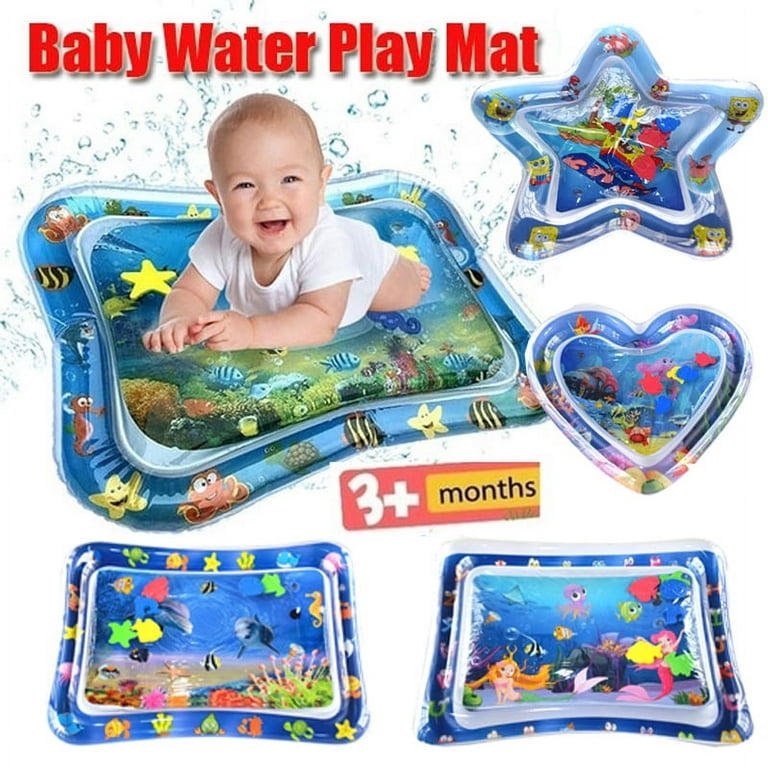 Inflatable Baby water play Mat Infants And Toddlers Design May Vary