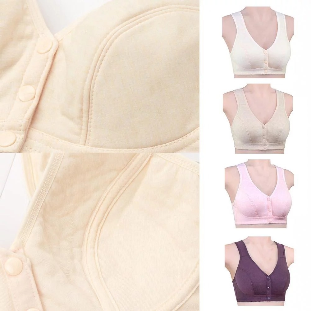 Front Open 3 Button Maternity Nursing  Bra for Women's