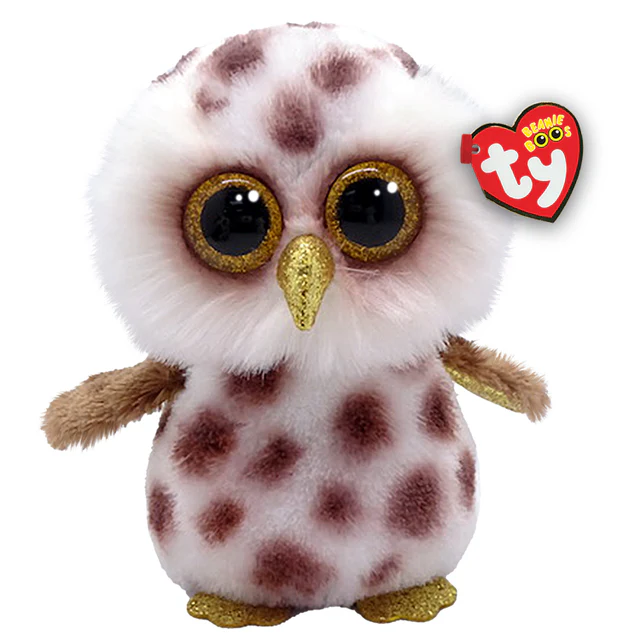 Ty Beanie Boos - Whoolie The Owl (15cm) Soft & Adorable Collectible Stuffed Animal Plush Toy For Kids