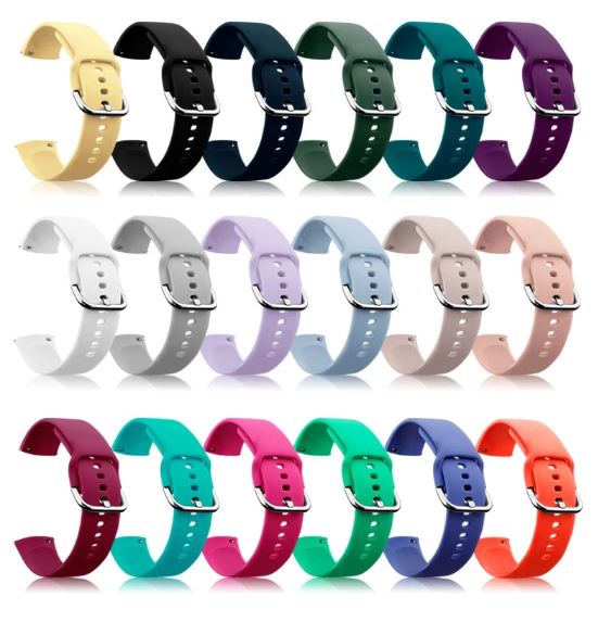20/22 mm Silicon Rubber Straps For Smart Watches price in Pakistan