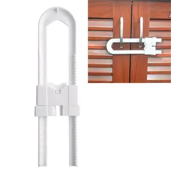 U Cabinet Locks Baby Safety Lock Cabinet Drawer Wardrobe Doors