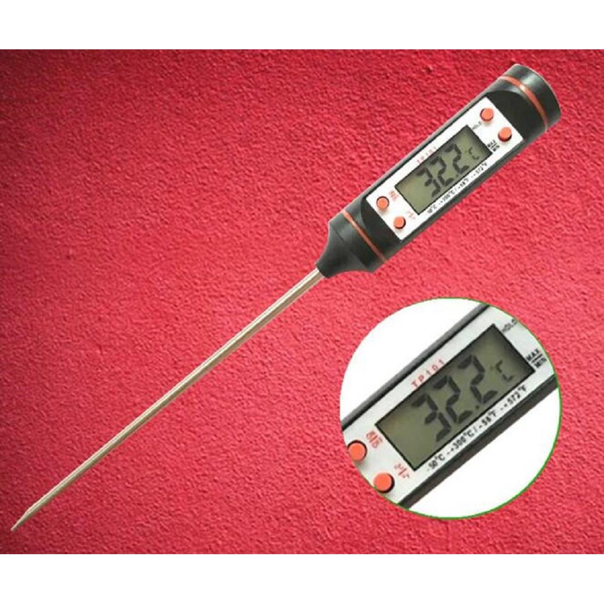 Electronic Digital Food Thermometer for Cake Candy Fry BBQ Food