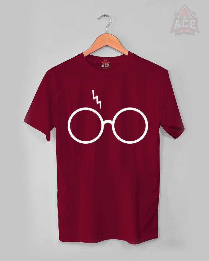 ACE-Maroon Harry Potter Cotton Printed 