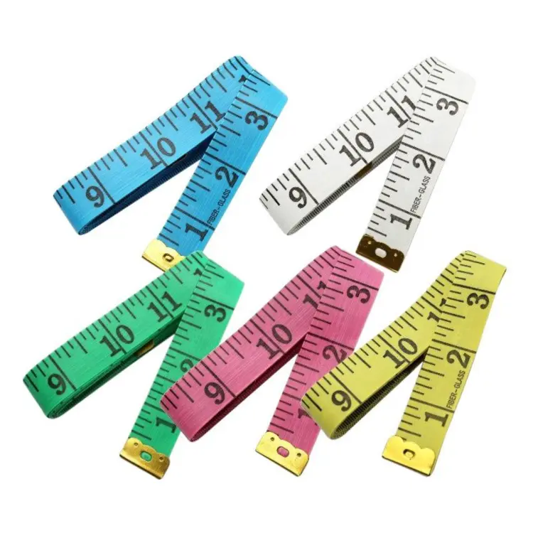 5pcs Simple And Portable Cloth Measuring Tape For Body Measuring