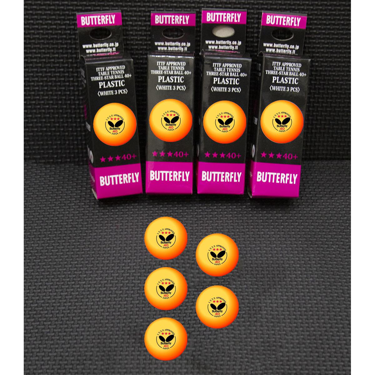 Table Tennis Ball, table tennis Pack of 3 - Yellow