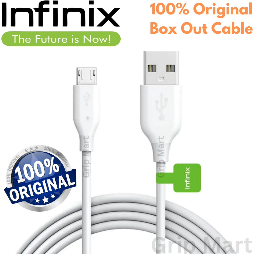 Infinix Original Data Cable Micro USB High-Speed USB Cable - Fast Charging Cable For Android Mobile Phones