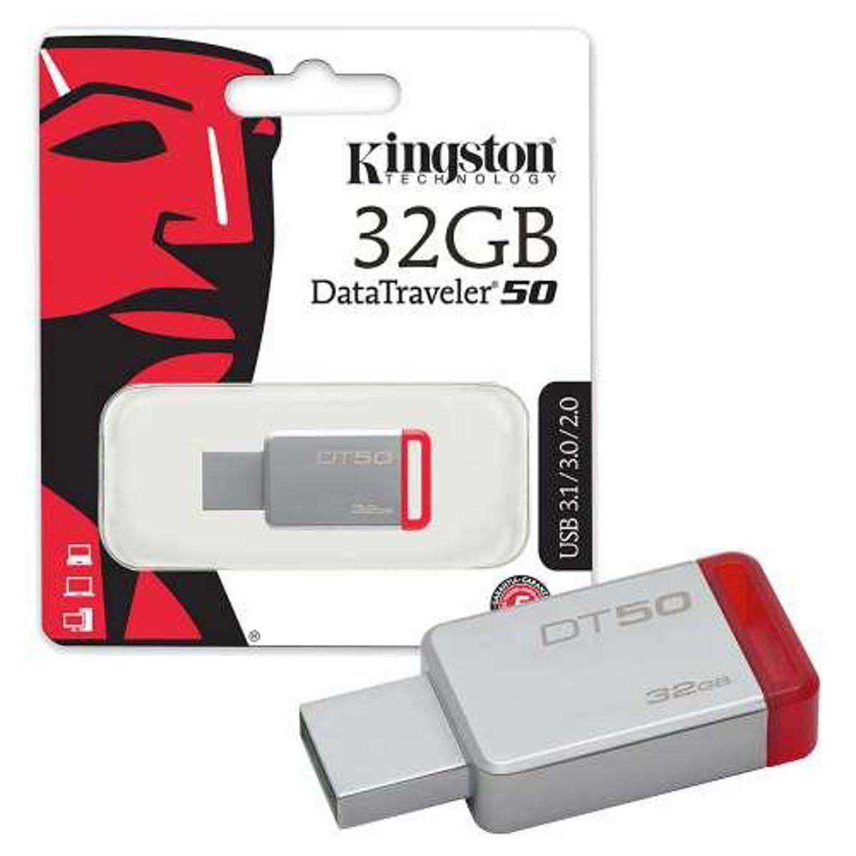 32Gb Usb DT50 FLASH DRIVE (1 YEAR WARRANTY)