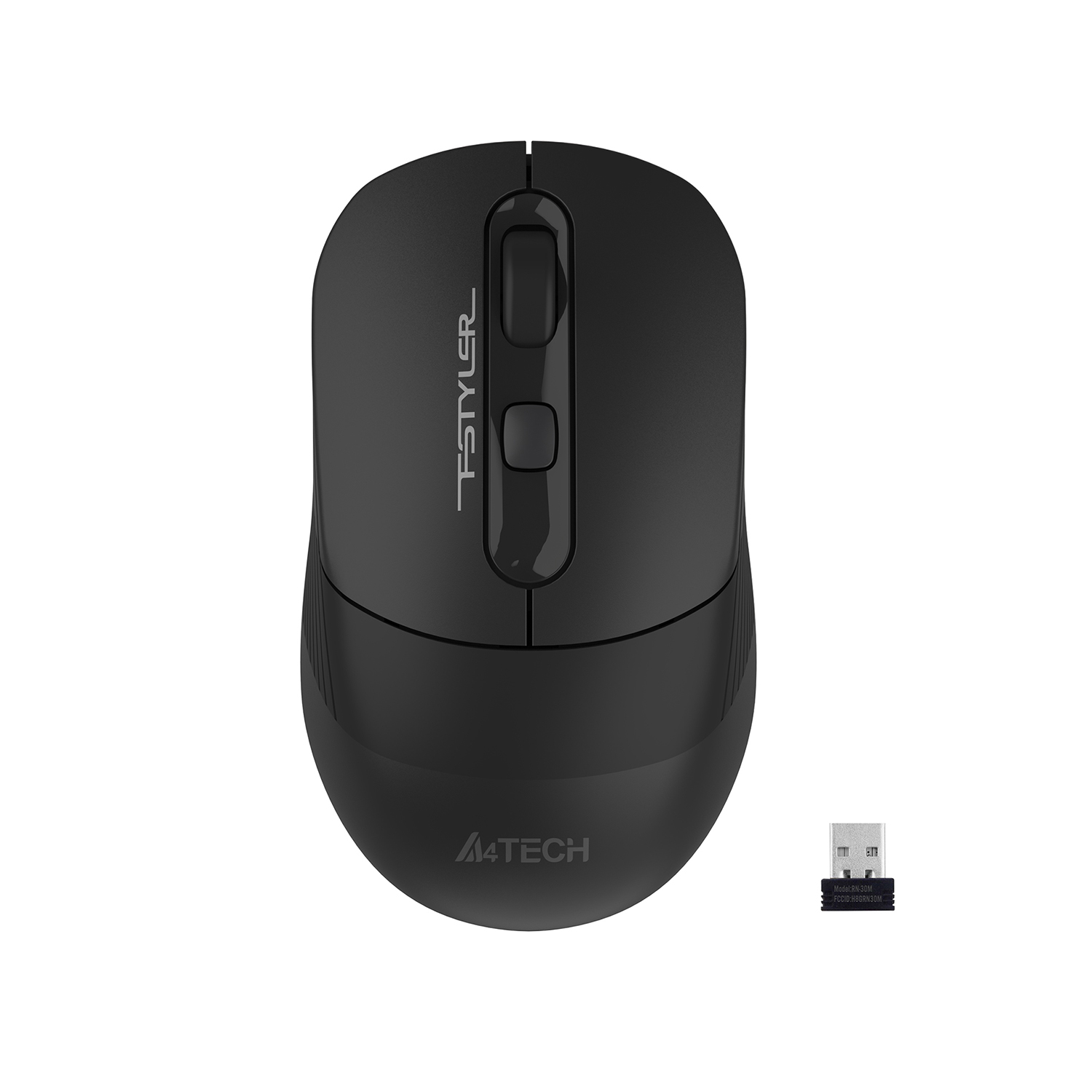 A4Tech FB10CS - 2.4G - Black - Great for Work and Study - Ergonomic Comfortable Design