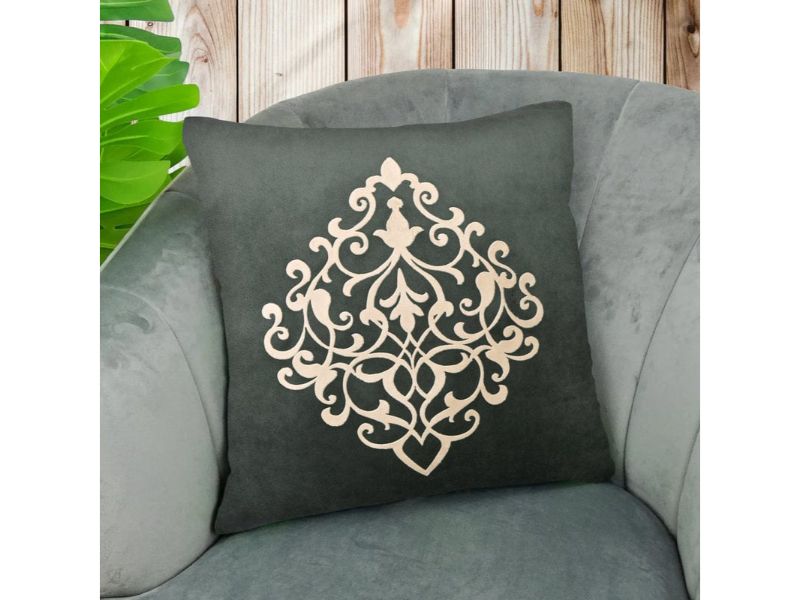 Velvet Cushion Cover Laser Applique Work Best Sofa And Bed Design By Choice Now