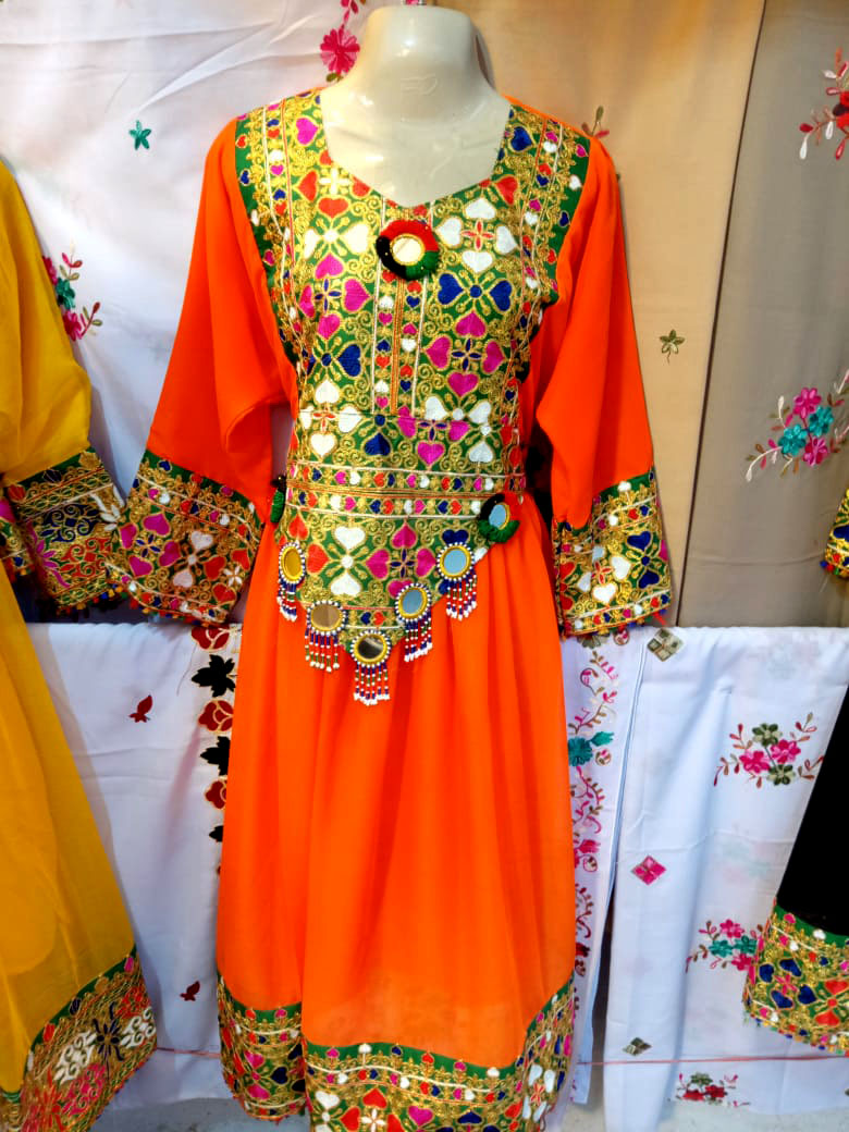 Afghan Dress - Tribal Kuchi Dress - Eid Dresses - Mehandi Dress - Wedding and Party Outfit - Afghani Dress - Traditional Afghan Dress Girls Dress