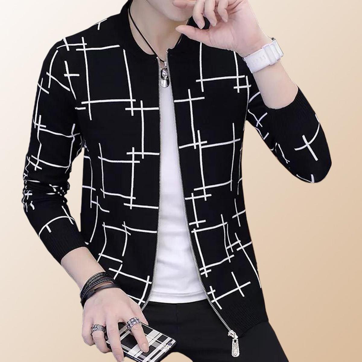 Polka Dot Zipper Jacket