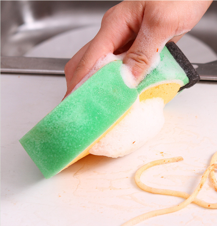 Creative Sponge Kitchen Accessories Fruit Shape Washing Dishes Sponge Cleaning Dish Remove Stains