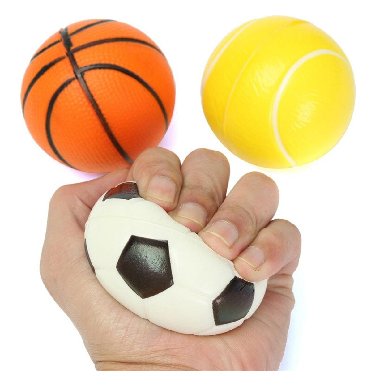 Pack of 2 Soft Mini Sports Squeeze Balls Foam Balls | softy Balls