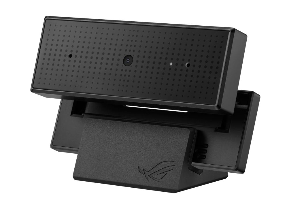 ASUS ROG Eye S Full HD 60 fps Webcam with AI-powered and Noise-Canceling Mics for Superior Live-Streaming Audio and Compact Design