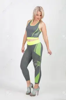 copper fit yoga wear suit slimming
