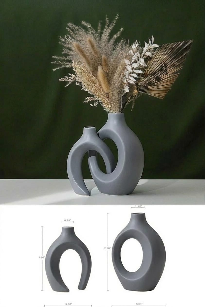 Creative Design Vase Ornaments Artistic Style, Decorations Suitable for Fireplace, Bedroom, Kitchen, and Living Room Decoration, office and theme based area