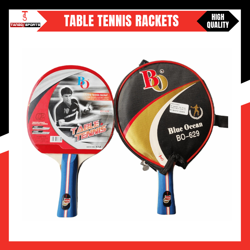Blue Ocean Table Tennis Racket BO 629 – High-Performance Paddle for Competitive Play | Table Tennis Racket, Double Layered - One Piece