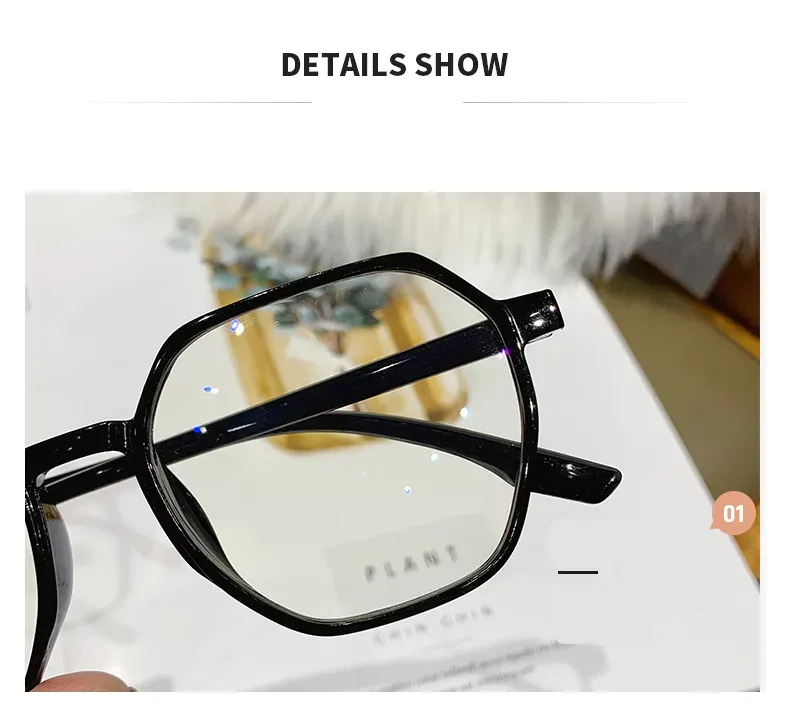 Pristine Collections Transparent Lightweight Anti Glare UV Eyeglasses For Men and Women White Glasses for Boys and Girls