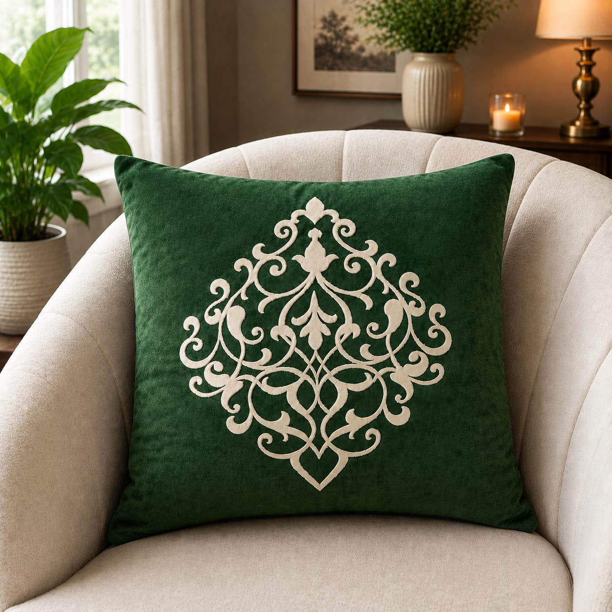 Decent Soft Velvet Cushion Cover Specific Style/ Color Best For Sofa And Bed Decorated By Ayat Bedding